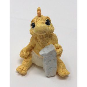 Enesco Prehistoric Ages Yellow Dinosaur Figurine - Age 1 by Kathy Wise